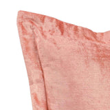 SLD Lapis Dusty Coral Velvet 22x22 Throw Pillow (Set of 2) by Classic Home at Eve Furniture