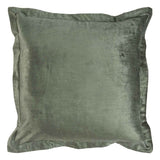 SLD Lapis Myrtle Green Velvet 22x22 Throw Pillow (Set of 2) by Classic Home at Eve Furniture