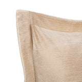 SLD Lapis Nude Velvet 22x22 Throw Pillow (Set of 2) by Classic Home at Eve Furniture