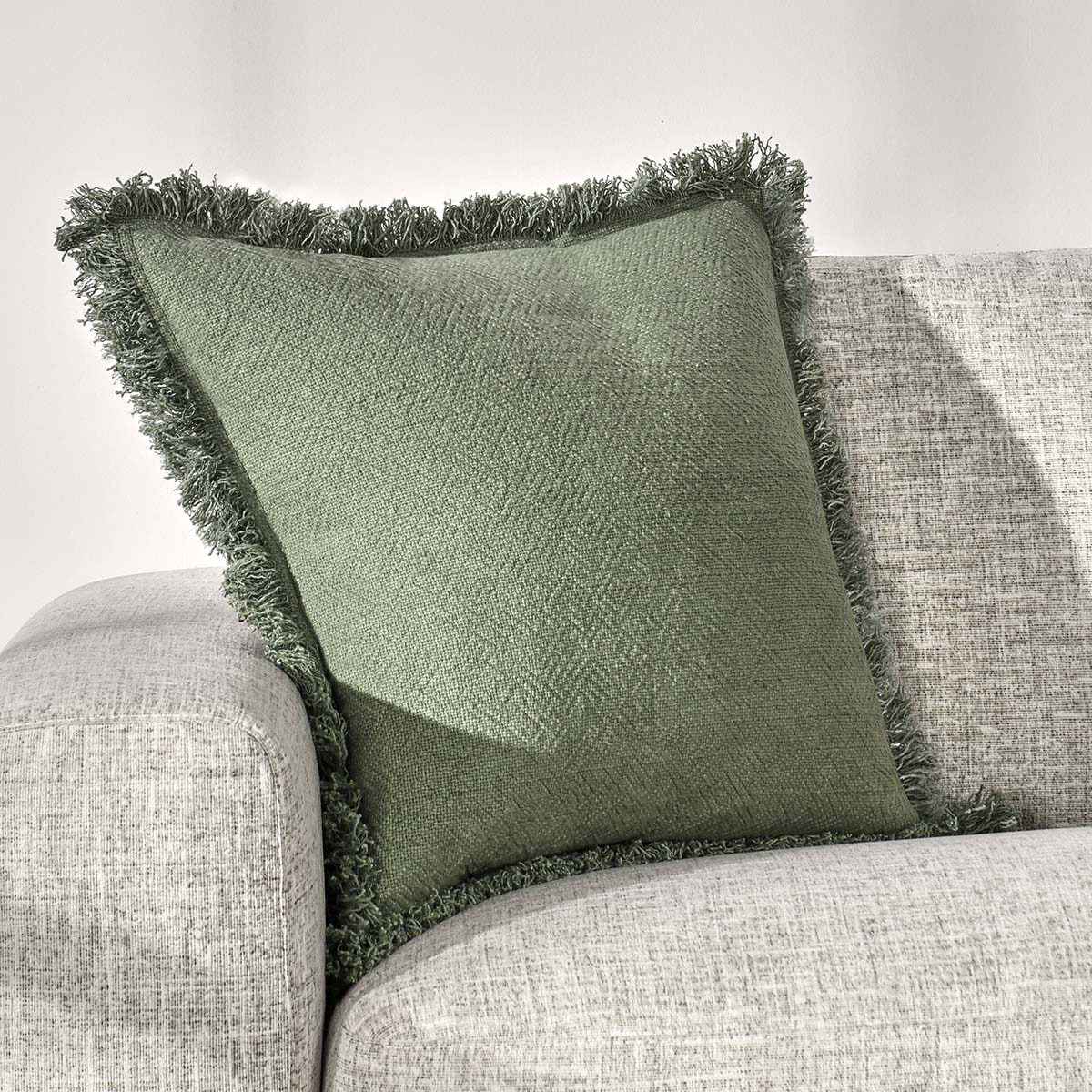 SLD Lauren Cedar Green 22x22 Throw Pillow (Set of 2) by Classic Home at Eve Furniture
