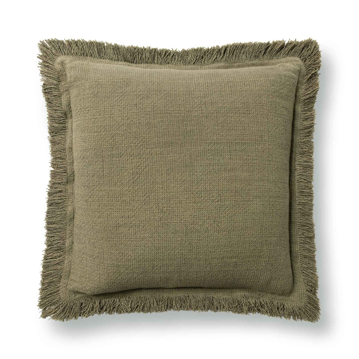 SLD Lauren Olive Green 22x22 Throw Pillow (Set of 2) by Classic Home at Eve Furniture