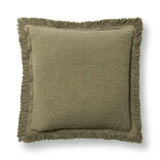 SLD Lauren Olive Green 22x22 Throw Pillow (Set of 2) by Classic Home at Eve Furniture