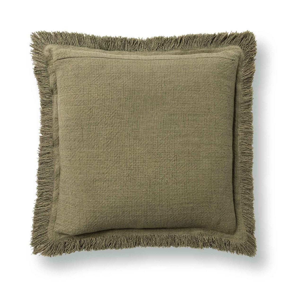 SLD Lauren Olive Green 22x22 Throw Pillow (Set of 2) by Classic Home at Eve Furniture