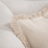 SLD Lauren Sand 22x22 Throw Pillow (Set of 2) by Classic Home at Eve Furniture
