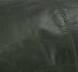 SLD Leather Acre Forest Green Multiple Sizes Throw Pillow (Set of 2) by Classic Home at Eve Furniture