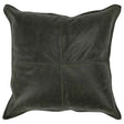 SLD Leather Acre Forest Green Multiple Sizes Throw Pillow (Set of 2) by Classic Home at Eve Furniture