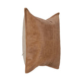 SLD Leather Dumont Chestnut Multiple Sizes Throw Pillow (Set of 2) by Classic Home at Eve Furniture