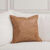 SLD Leather Dumont Chestnut Multiple Sizes Throw Pillow (Set of 2) by Classic Home at Eve Furniture