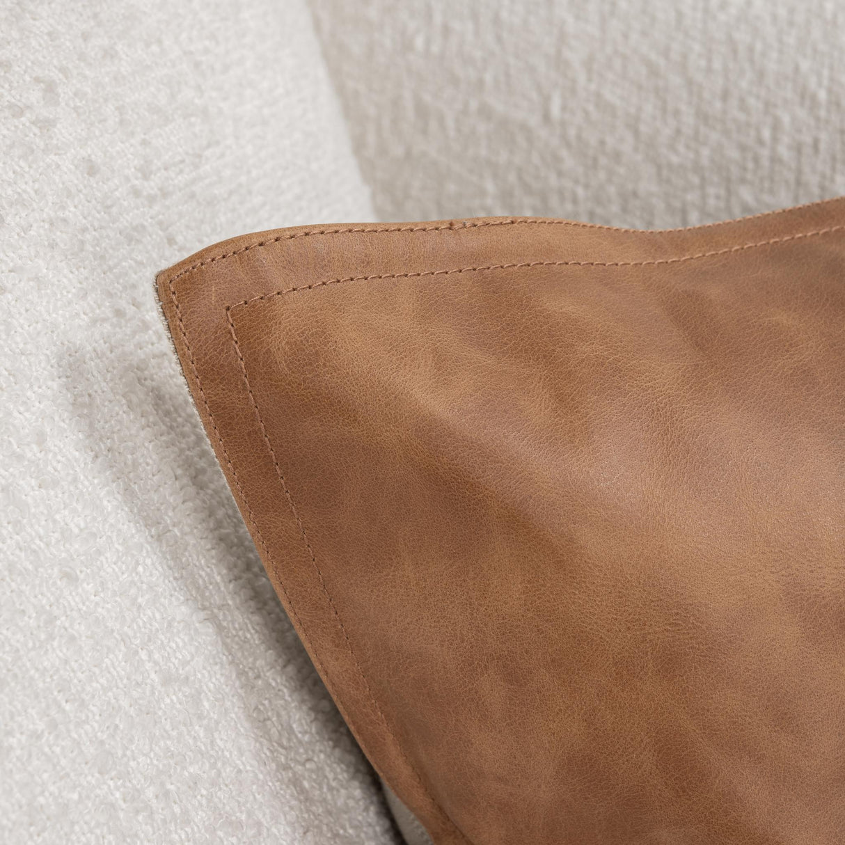 SLD Leather Dumont Chestnut Multiple Sizes Throw Pillow (Set of 2) by Classic Home at Eve Furniture
