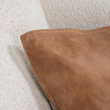 SLD Leather Dumont Chestnut Multiple Sizes Throw Pillow (Set of 2) by Classic Home at Eve Furniture
