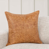 SLD Leather Dumont Chestnut Multiple Sizes Throw Pillow (Set of 2) by Classic Home at Eve Furniture
