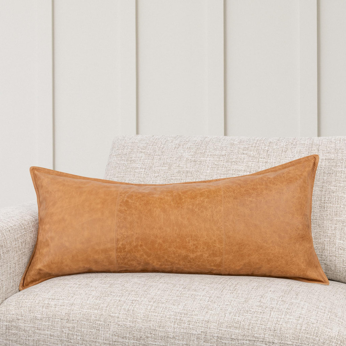 SLD Leather Dumont Chestnut Multiple Sizes Throw Pillow (Set of 2) by Classic Home at Eve Furniture