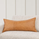 SLD Leather Dumont Chestnut Multiple Sizes Throw Pillow (Set of 2) by Classic Home at Eve Furniture