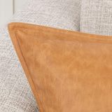 SLD Leather Dumont Chestnut Multiple Sizes Throw Pillow (Set of 2) by Classic Home at Eve Furniture