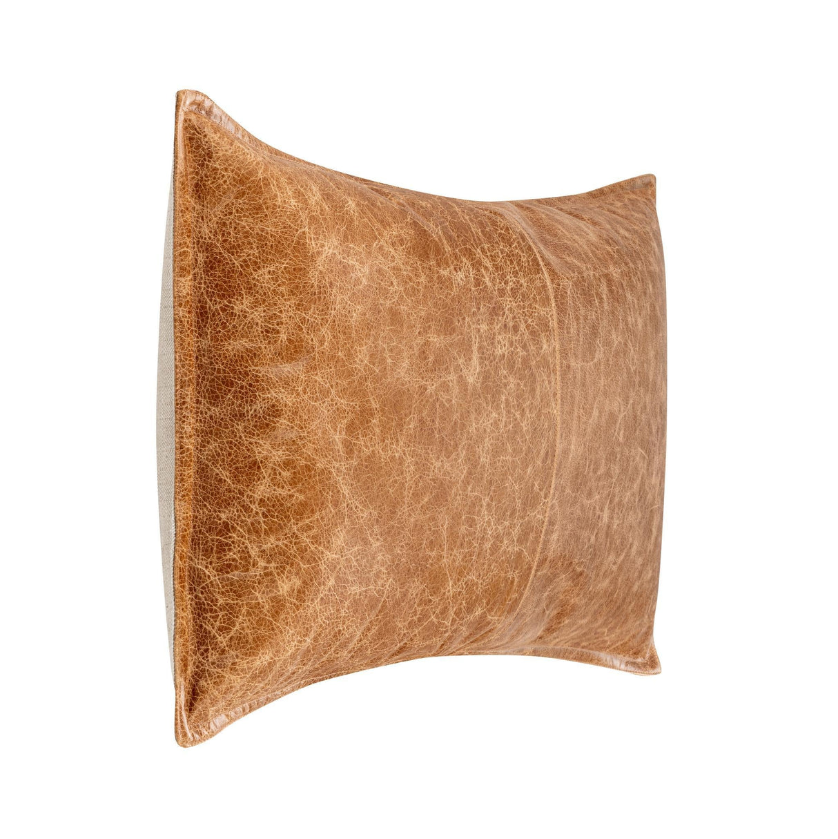 SLD Leather Dumont Chestnut Multiple Sizes Throw Pillow (Set of 2) by Classic Home at Eve Furniture