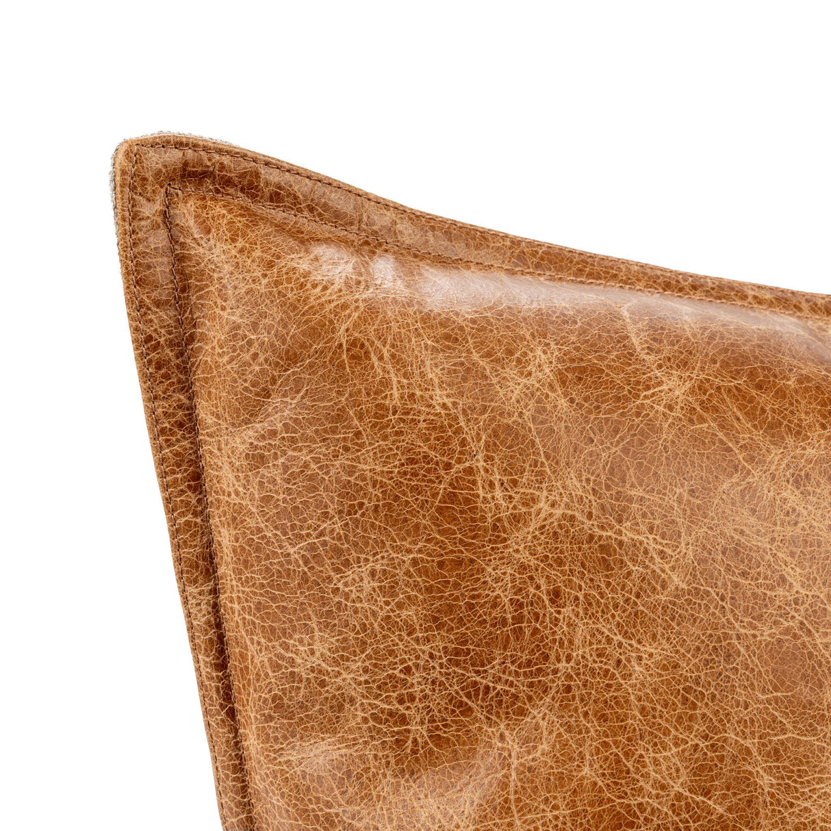 SLD Leather Dumont Chestnut Multiple Sizes Throw Pillow (Set of 2) by Classic Home at Eve Furniture