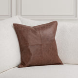 SLD Leather Kona Brown Multiple Sizes Throw Pillow (Set of 2) by Classic Home at Eve Furniture
