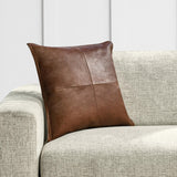 SLD Leather Kona Brown Multiple Sizes Throw Pillow (Set of 2) by Classic Home at Eve Furniture