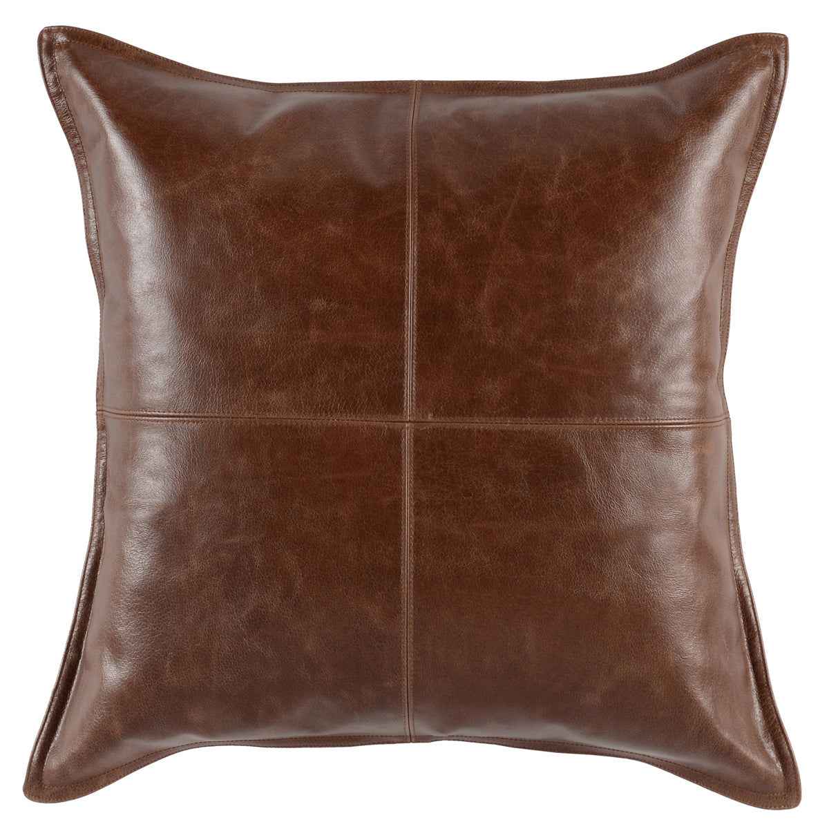 SLD Leather Kona Brown Multiple Sizes Throw Pillow (Set of 2) by Classic Home at Eve Furniture