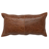 SLD Leather Kona Brown Multiple Sizes Throw Pillow (Set of 2) by Classic Home at Eve Furniture