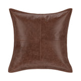 SLD Leather Kona Brown Multiple Sizes Throw Pillow (Set of 2) by Classic Home at Eve Furniture