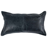 SLD Leather Nightfall Blue Multiple Sizes Throw Pillow (Set of 2) by Classic Home at Eve Furniture