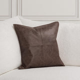 SLD Leather Parsons Cocoa Multiple Sizes Throw Pillow (Set of 2) by Classic Home at Eve Furniture