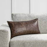 SLD Leather Parsons Cocoa Multiple Sizes Throw Pillow (Set of 2) by Classic Home at Eve Furniture