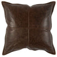 SLD Leather Parsons Cocoa Multiple Sizes Throw Pillow (Set of 2) by Classic Home at Eve Furniture