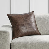 SLD Leather Parsons Cocoa Multiple Sizes Throw Pillow (Set of 2) by Classic Home at Eve Furniture
