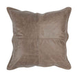 SLD Leather Sandstorm Taupe Multiple Sizes Throw Pillow (Set of 2) by Classic Home at Eve Furniture