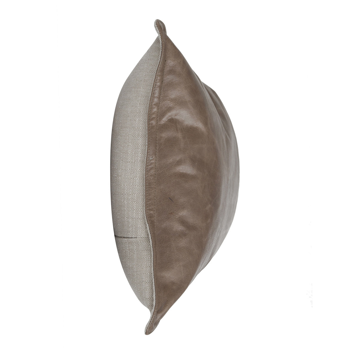 SLD Leather Sandstorm Taupe Multiple Sizes Throw Pillow (Set of 2) by Classic Home at Eve Furniture