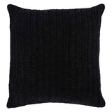 SLD Macie Black 22x22 Throw Pillow (Set of 2) by Classic Home at Eve Furniture