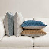 SLD Macie Ivory 22x22 Throw Pillow (Set of 2) by Classic Home at Eve Furniture