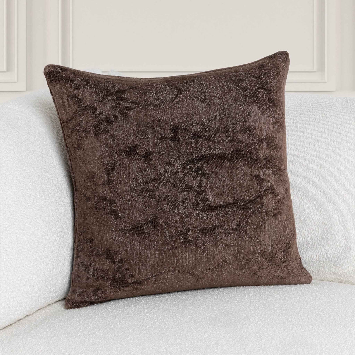 SLD Oliver Sierra Brown 22x22 Throw Pillow (Set of 2) by Classic Home at Eve Furniture