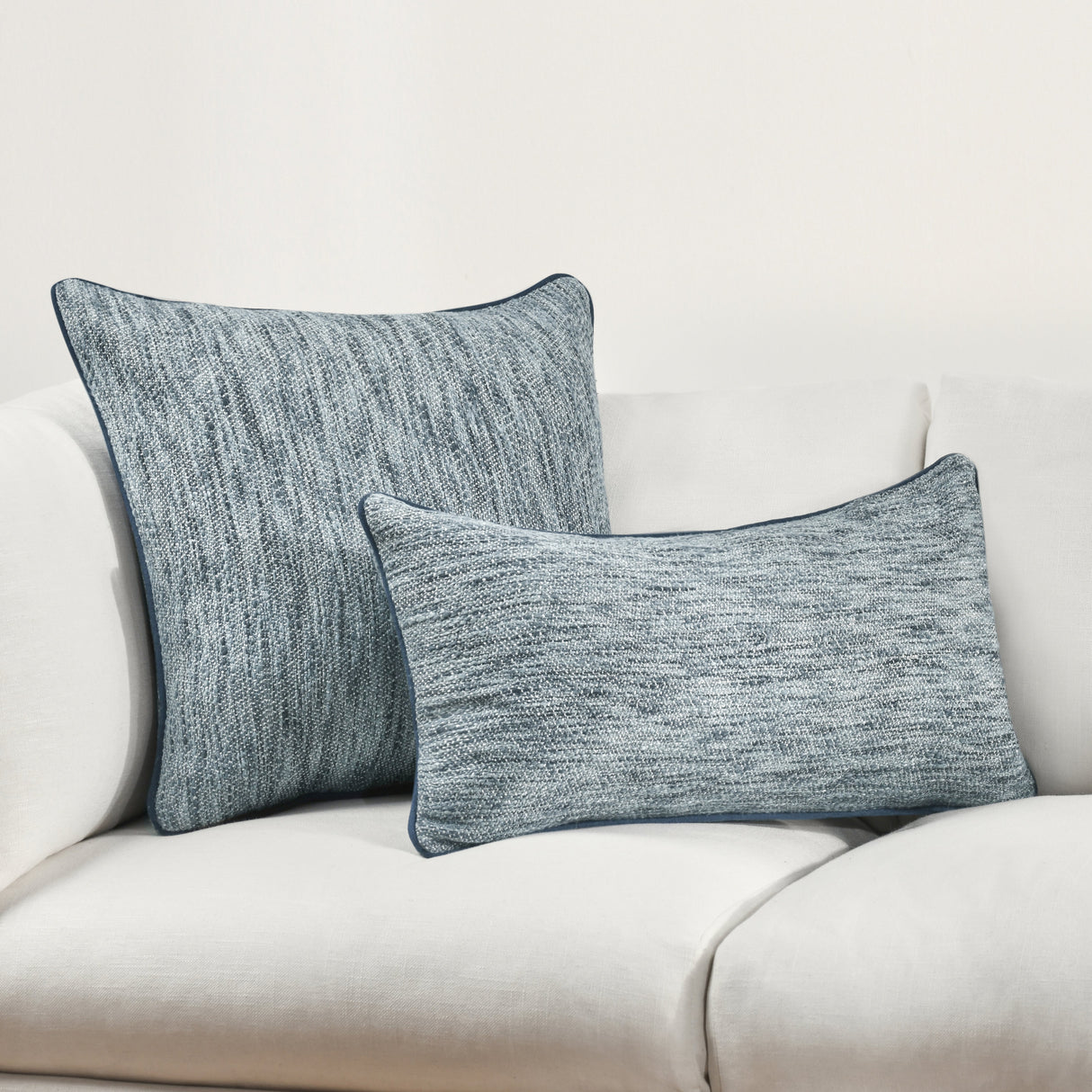 SLD Sharma Denim Blue Multiple Sizes Throw Pillow (Set of 2) by Classic Home at Eve Furniture