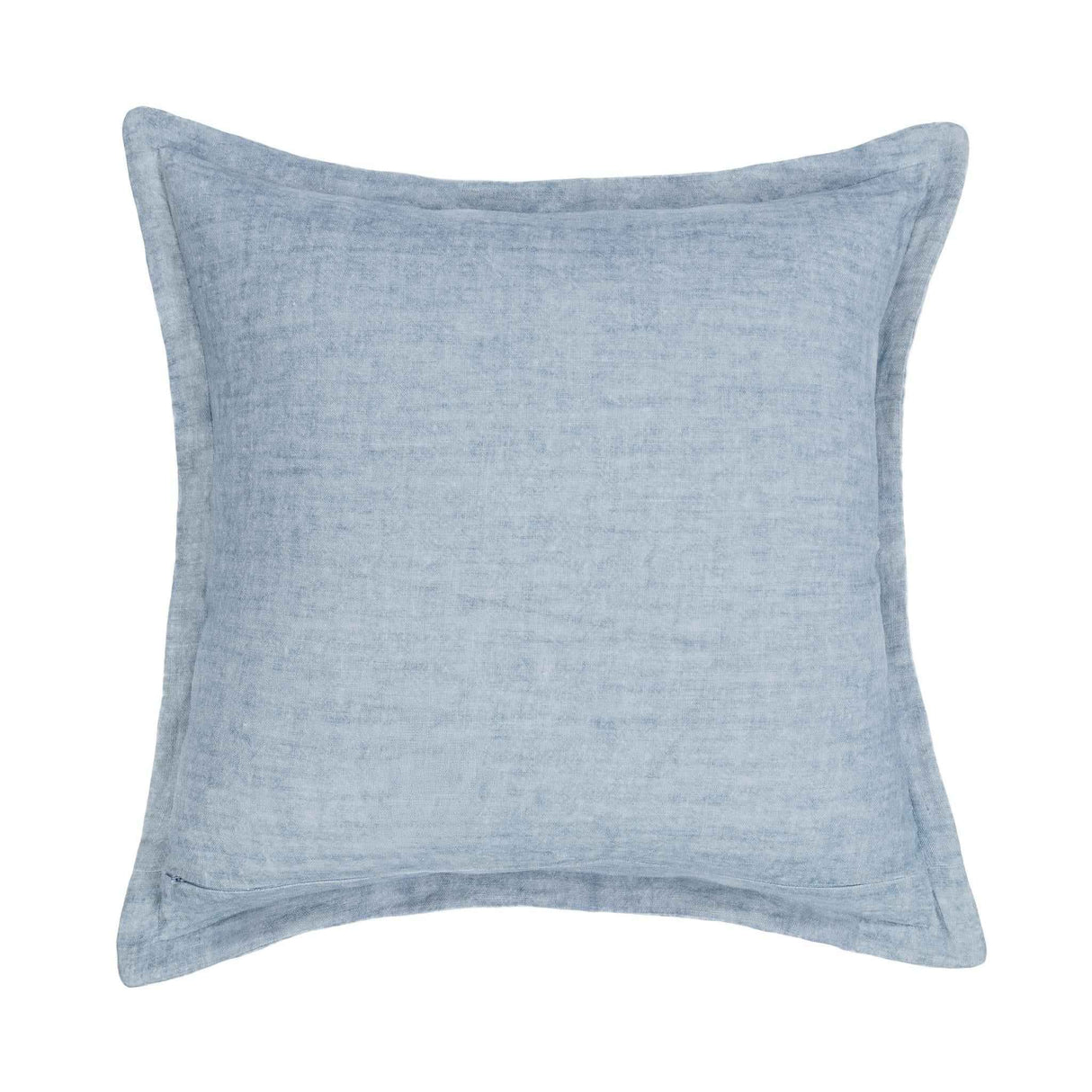 SLD Solstice Chambray Blue 22x22 Throw Pillow (Set of 2) by Classic Home at Eve Furniture