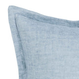 SLD Solstice Chambray Blue 22x22 Throw Pillow (Set of 2) by Classic Home at Eve Furniture