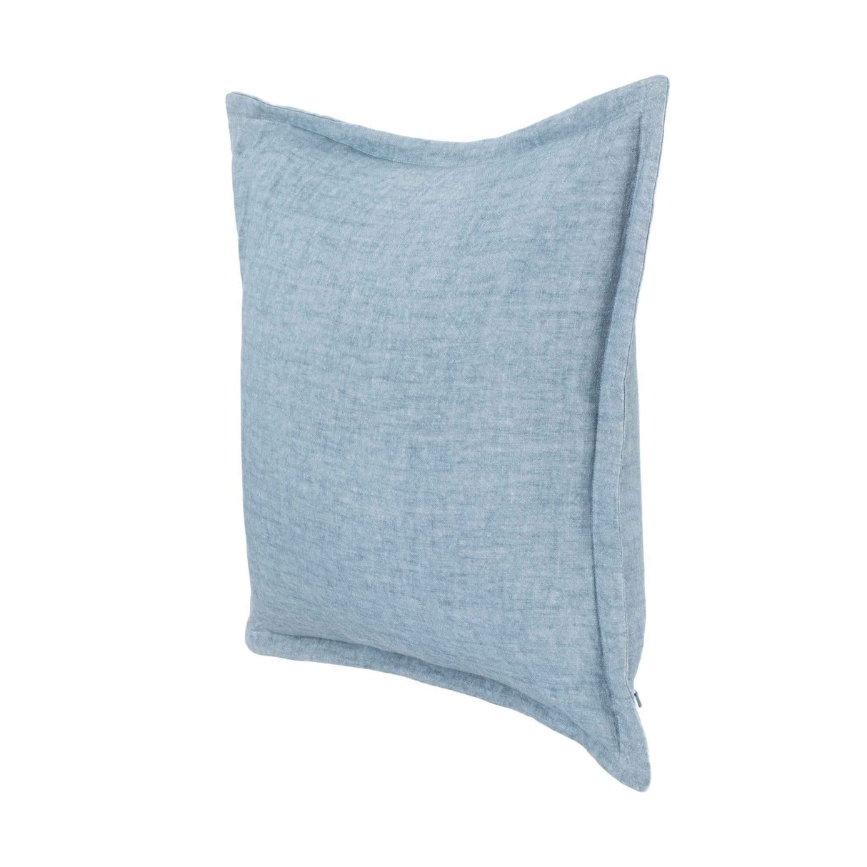 SLD Solstice Chambray Blue 22x22 Throw Pillow (Set of 2) by Classic Home at Eve Furniture