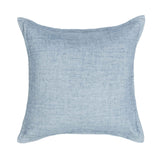 SLD Solstice Chambray Blue 22x22 Throw Pillow (Set of 2) by Classic Home at Eve Furniture