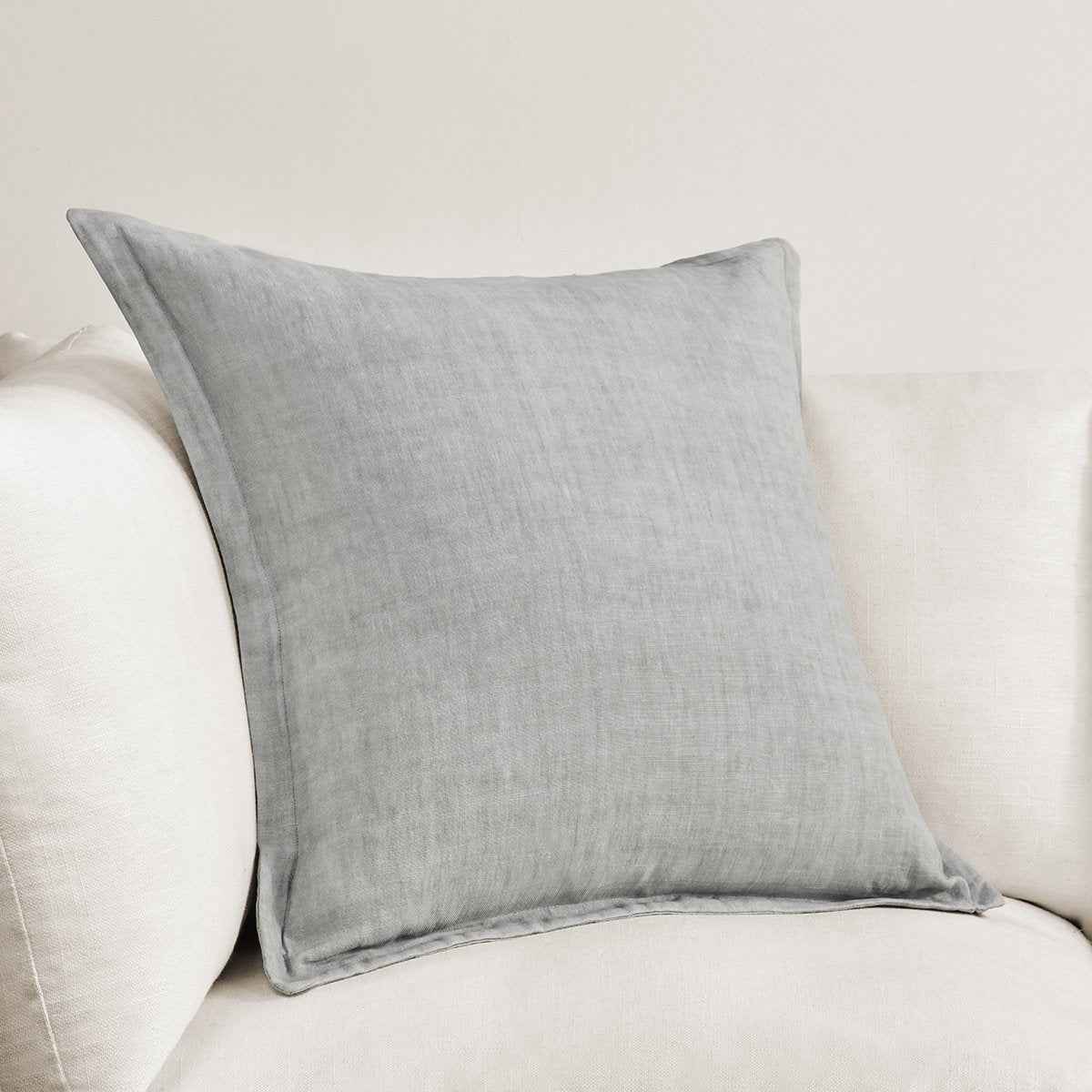 SLD Solstice Gray 22x22 Throw Pillow (Set of 2) by Classic Home at Eve Furniture