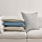 SLD Solstice Gray 22x22 Throw Pillow (Set of 2) by Classic Home at Eve Furniture