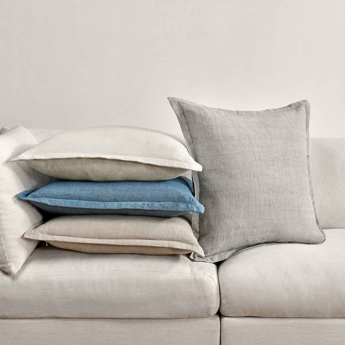 SLD Solstice Ivory 22x22 Throw Pillow (Set of 2) by Classic Home at Eve Furniture