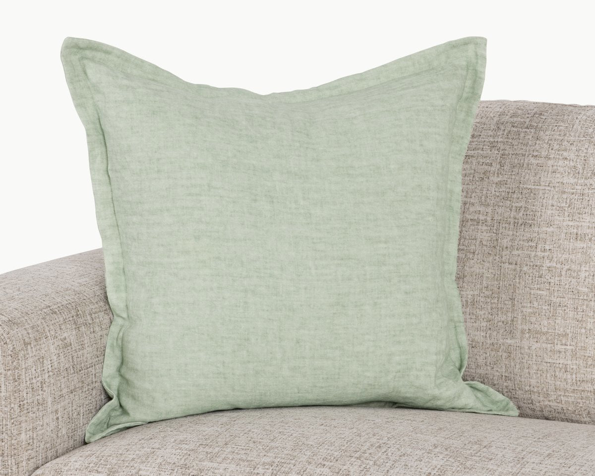 SLD Solstice Mint 22x22 Throw Pillow (Set of 2) by Classic Home at Eve Furniture