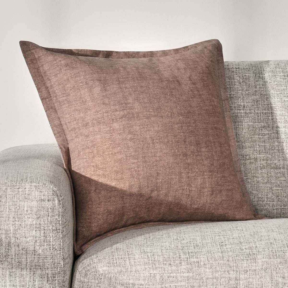 SLD Solstice Penny Brown 22x22 Throw Pillow (Set of 2) by Classic Home at Eve Furniture