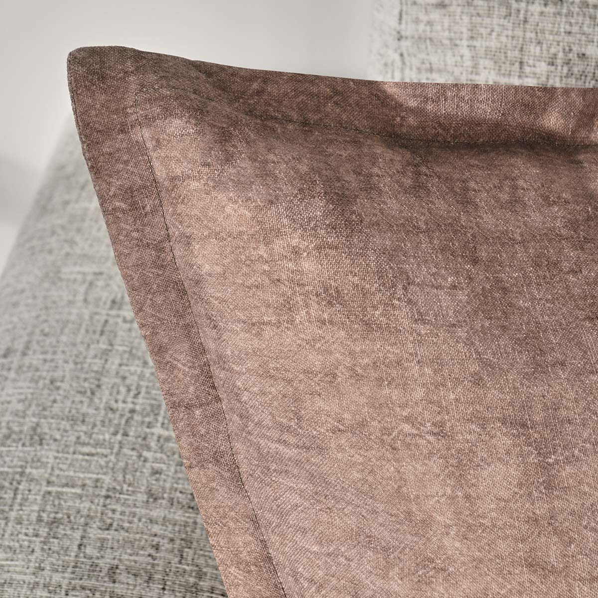 SLD Solstice Penny Brown 22x22 Throw Pillow (Set of 2) by Classic Home at Eve Furniture