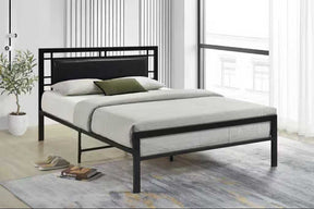 Sleep Metal Full Platform Bed by Happy Homes at Eve Furniture