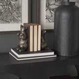 Sleuth (Set of 2) 9L x 8W Grizzly Bear Bookends by Mercana at Eve Furniture
