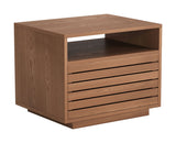 Slit Walnut Nightstand by Zuomod at Eve Furniture