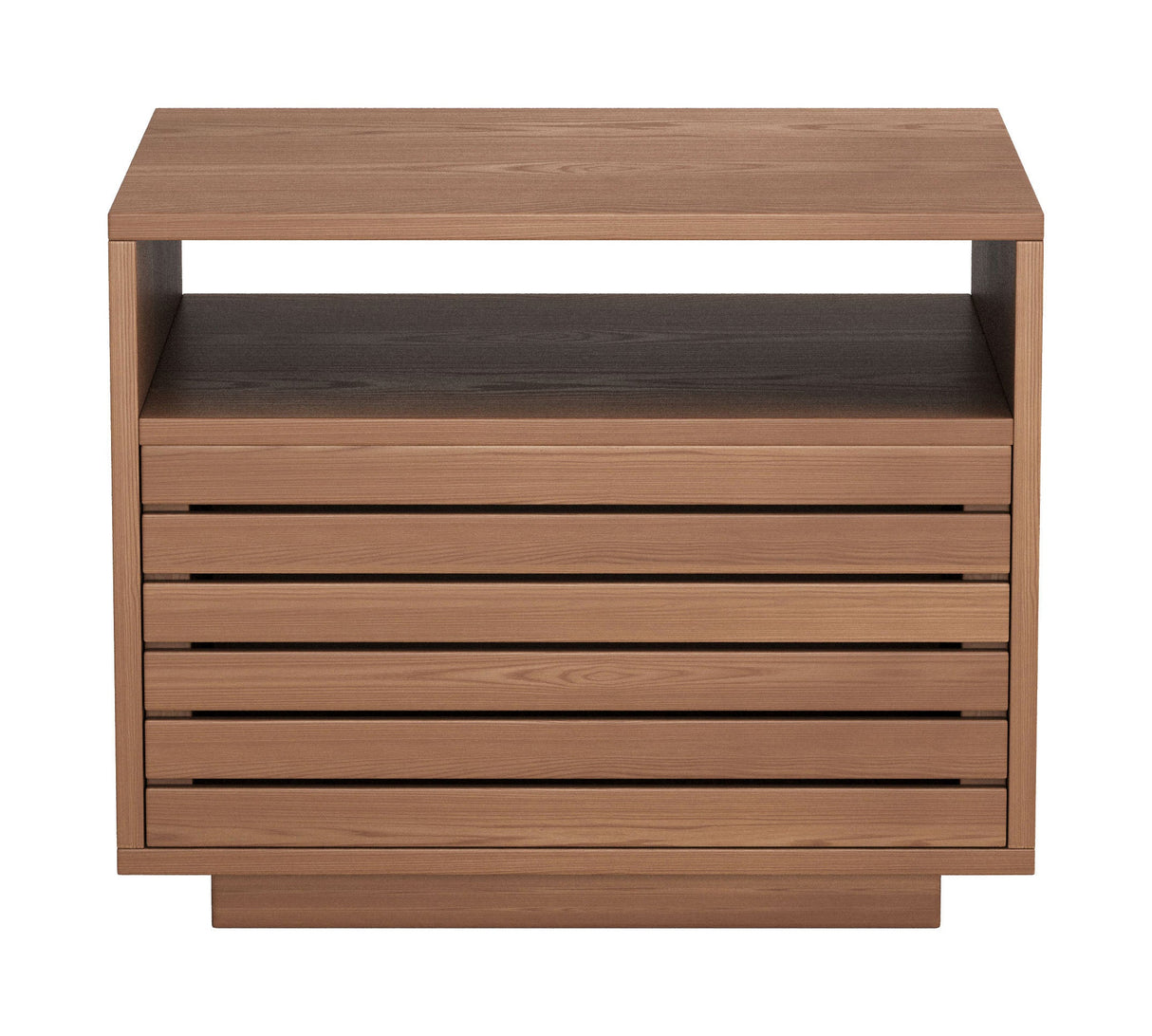 Slit Walnut Nightstand by Zuomod at Eve Furniture